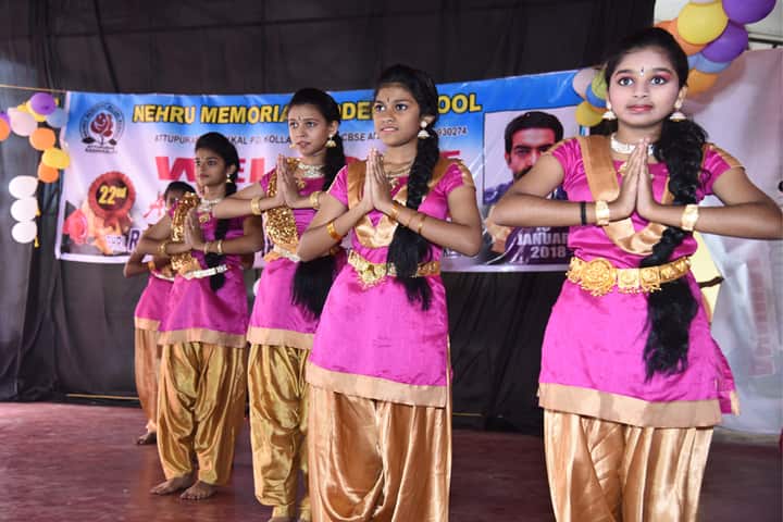 Nehru Memorial Model School-Welcome Dance