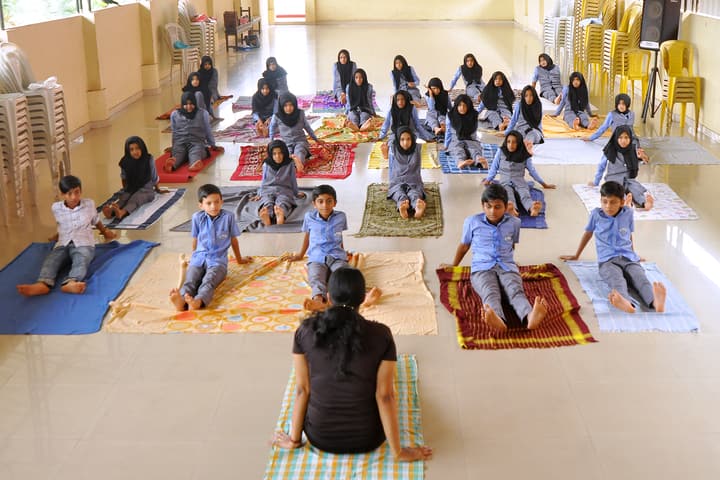 Pleasant English School-Yoga Day