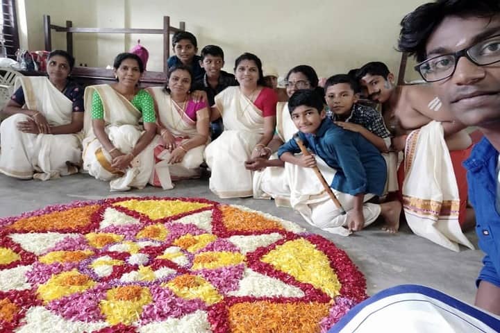 Raja Rajeswari Central School-Rangoli