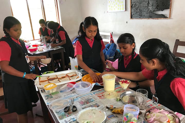 Rajashree S M Memorial School-Food Festival