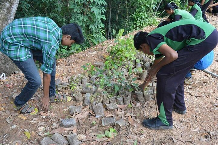 Rajiv Gandhi National School-Planting