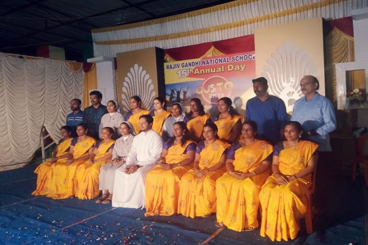 Rajiv Gandhi National School-Staff Group Photo