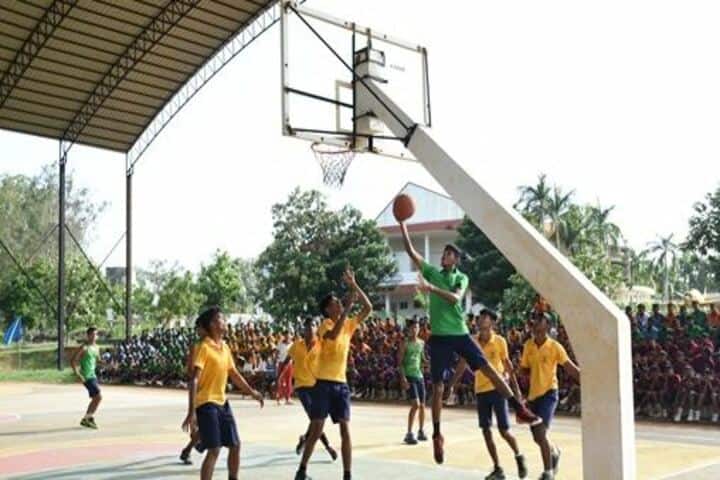 Sainik School-Basket ball ground