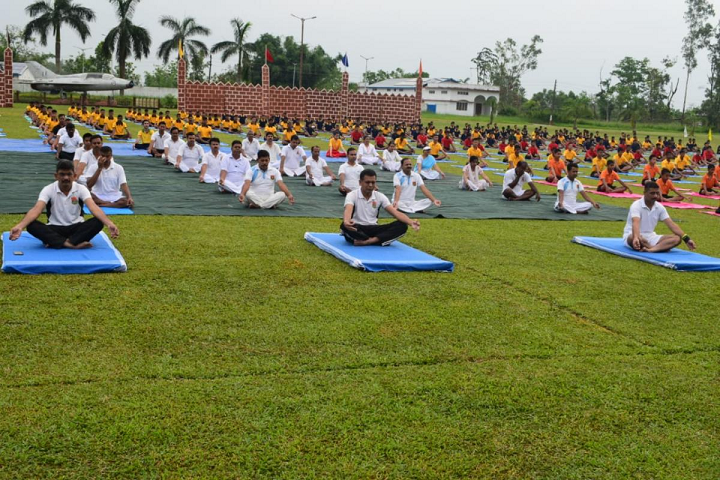 Sainik School- Yoga Day