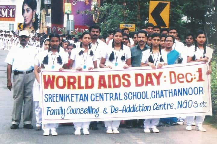 Sreeniketan Central School world aids day
