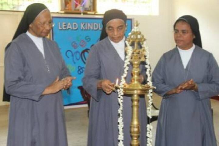 St Joseph English Medium School-Lighting The Lamp