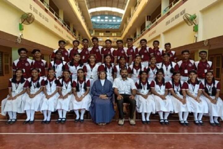 St Joseph English Medium School-Students Group Photo