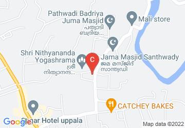 Uppala Map Sadguru Shri Nithyananda Vidyapeeta Kondevooru, Uppala, Kasaragod ...