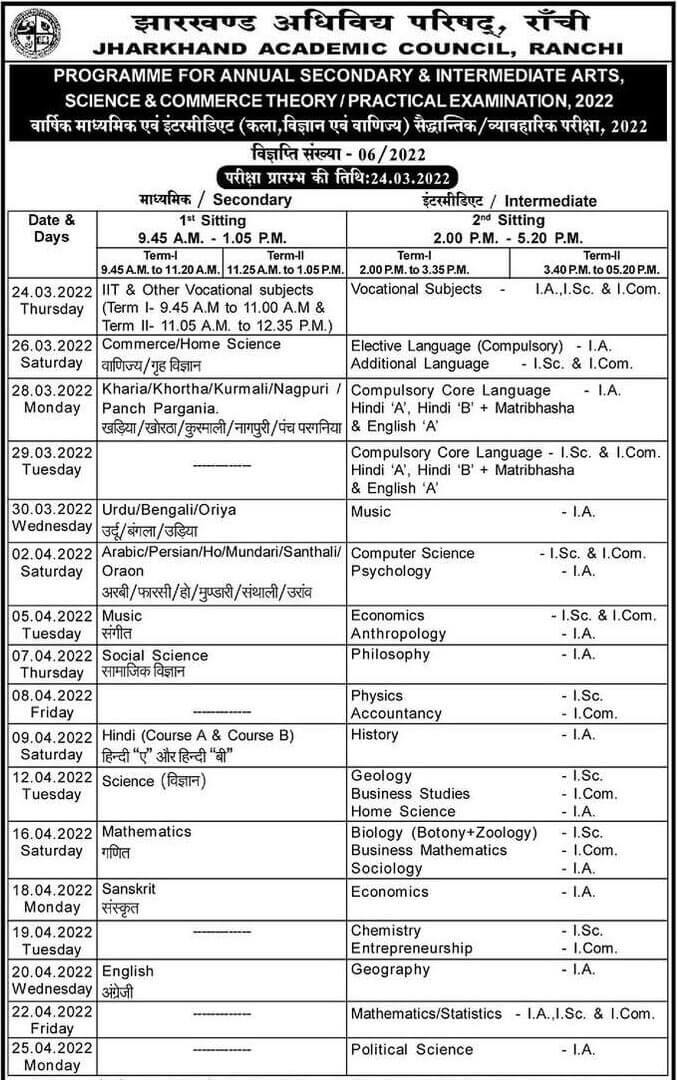 jac-10th-exam-date-2023-check-jac-board-class-10-time-table-here